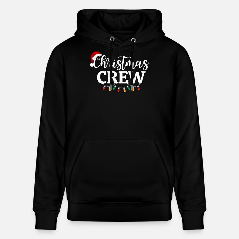 WEIHNACHTSCREW - Stanley/Stella Unisex Bio-Hoodie CRUISER  - Schwarz