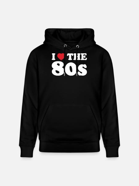 Love for the 80s - Stanley/Stella CRUISER Unisex Organic Hoodie - black
