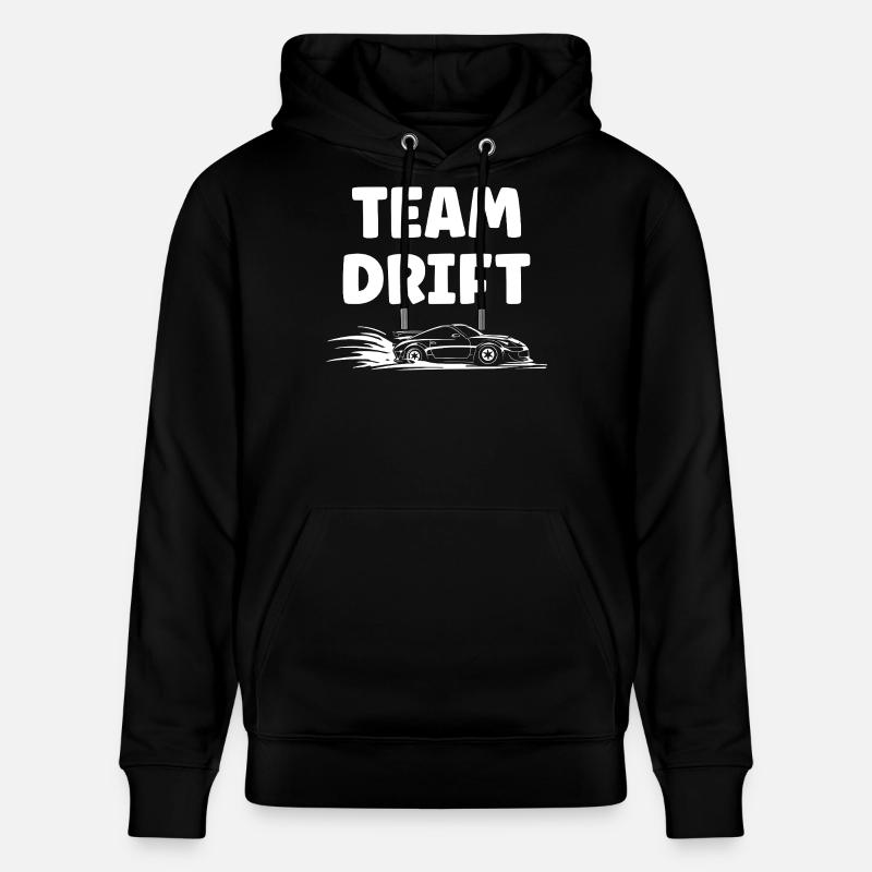 Design Voiture Drift Énergique - Sweat à capuche bio CRUISER Stanley/Stella Unisexe - noir
