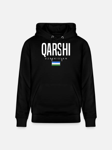 Qarshi Ouzbékistan - Sweat à capuche bio CRUISER Stanley/Stella Unisexe - noir