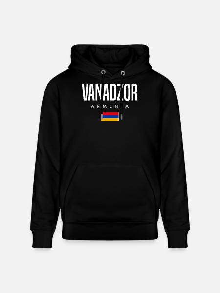 Vanadzor, Armenia - Stanley/Stella CRUISER Unisex Organic Hoodie - black