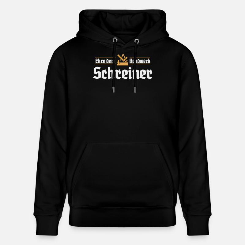 Charpentier Artisanat Guilde Signe Guilde Artisan - Sweat à capuche bio CRUISER Stanley/Stella Unisexe - noir