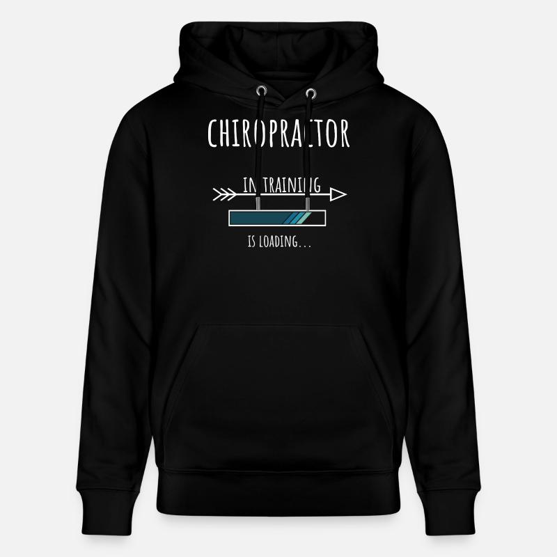 Geschenk Beruf Ausbildung Chiropraktiker - Stanley/Stella Unisex Bio-Hoodie CRUISER  - Schwarz