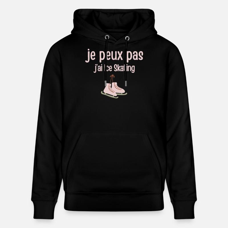 je peux pas j’ai Skating - Sweat à capuche bio CRUISER Stanley/Stella Unisexe - noir