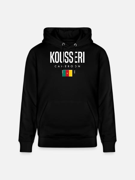 Kousseri Cameroon Cameroonian - Stanley/Stella CRUISER Unisex Organic Hoodie - black