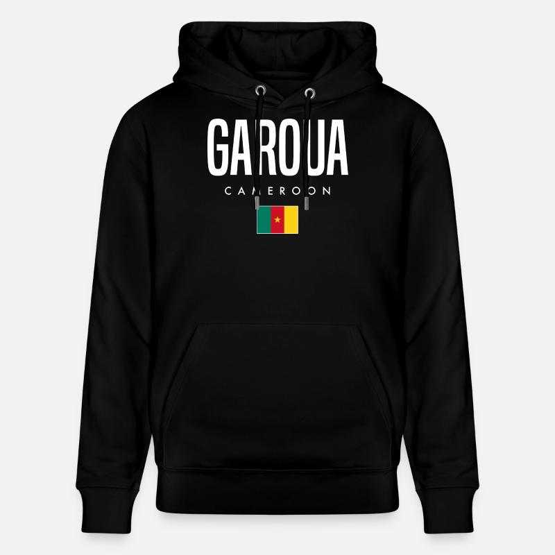 Garoua Cameroun Camerounais - Sweat à capuche bio CRUISER Stanley/Stella Unisexe - noir