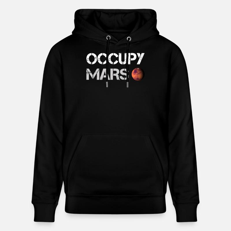 Occupy Mars (Space-X) - Sweat à capuche bio CRUISER Stanley/Stella Unisexe - noir