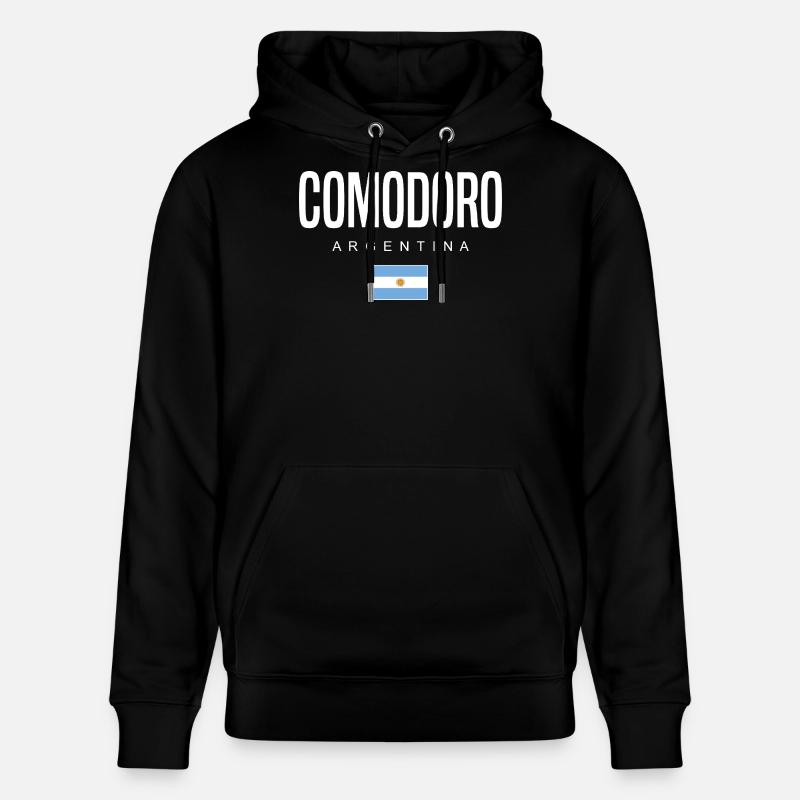 Comodoro Argentinien Argentinier - Stanley/Stella Unisex Bio-Hoodie CRUISER - Schwarz