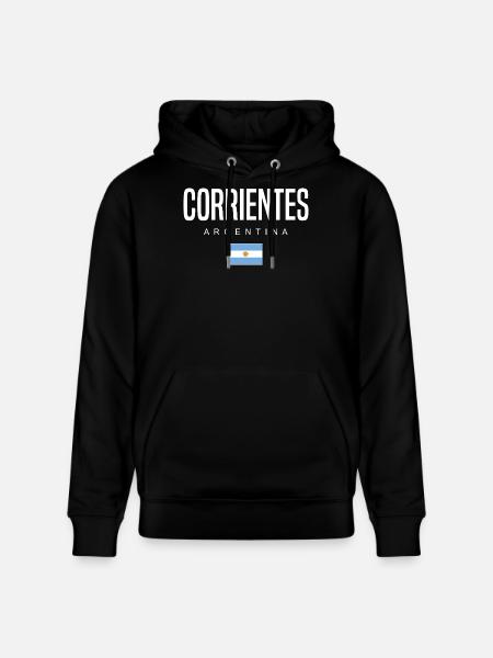 Corrientes Argentina Argentinian - Stanley/Stella CRUISER Unisex Organic Hoodie - black