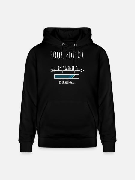 Bogredaktør Gaveprofession Uddannelse Bogredaktør - Stanley/Stella CRUISER økologisk unisex-hoodie - sort