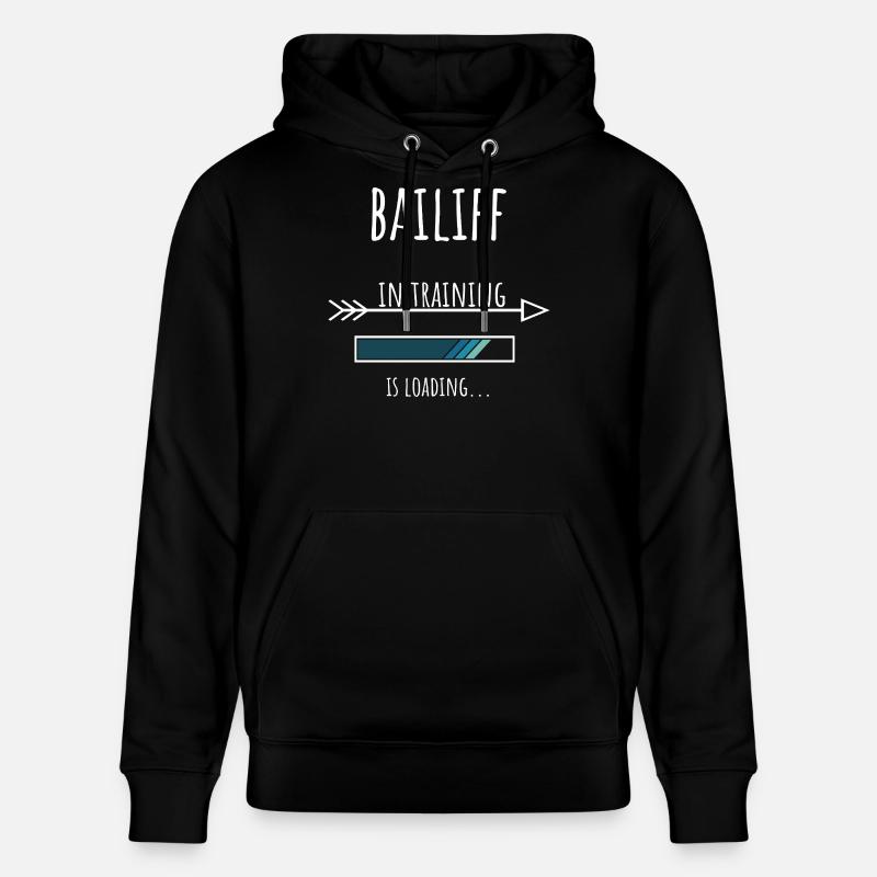 Bailiff Geschenk Beruf Ausbildung Gerichtsvollzieh - Stanley/Stella Unisex Bio-Hoodie CRUISER  - Schwarz