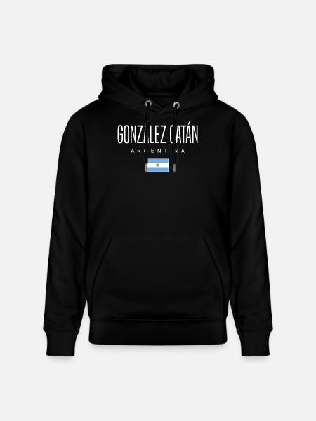 González Catán Argentina Argentinian - Stanley/Stella CRUISER Unisex Organic Hoodie - black