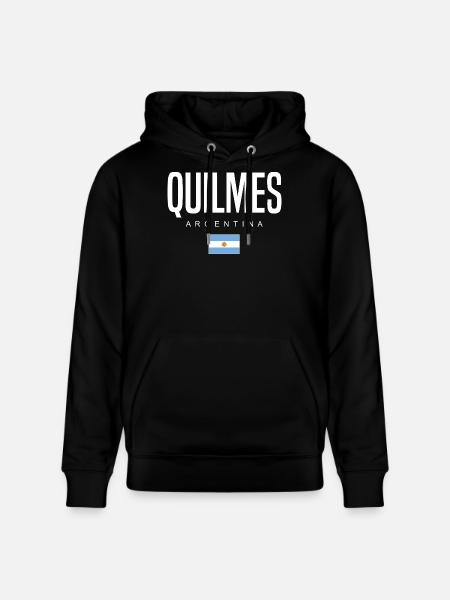Quilmes Argentinien Argentinier - Stanley/Stella Unisex Bio-Hoodie CRUISER  - Schwarz