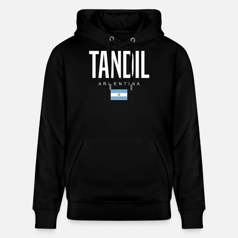 Tandil Argentinien Argentinier - Stanley/Stella Unisex Bio-Hoodie CRUISER  - Schwarz