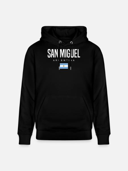 San Miguel Argentina Argentinian - Stanley/Stella CRUISER Unisex Organic Hoodie - black