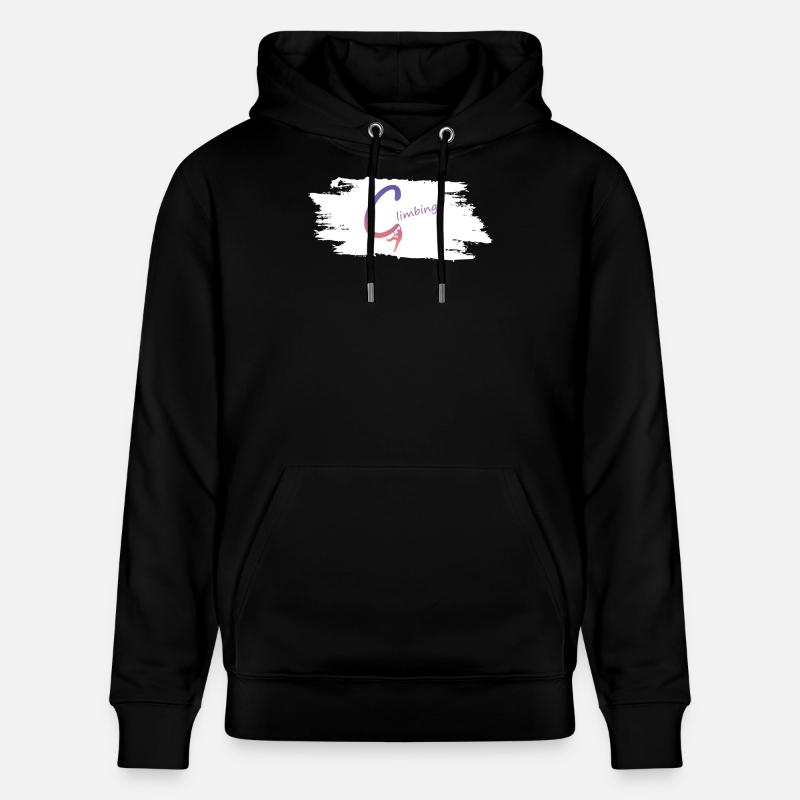 Dégradé de logo de montée - Sweat à capuche bio CRUISER Stanley/Stella Unisexe - noir