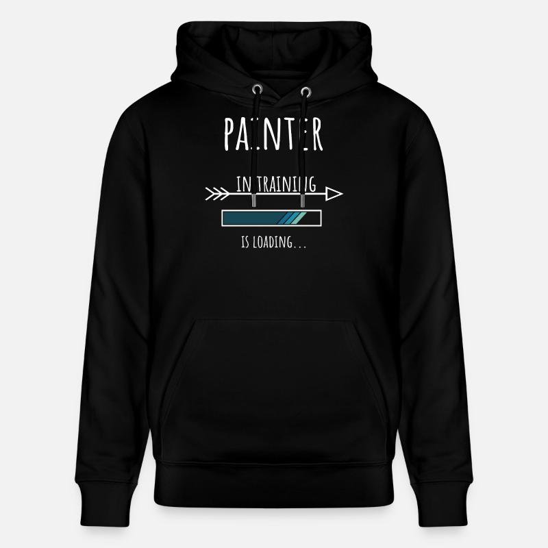 Painter Gift Profession Training Painter - Stanley/Stella CRUISER Unisex Organic Hoodie - black