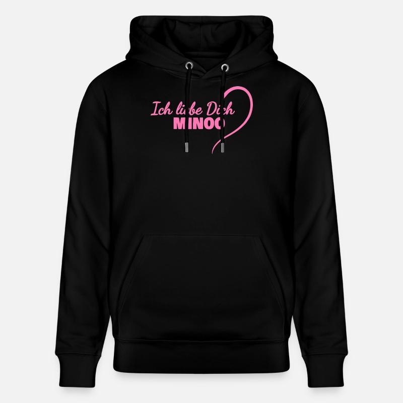 Minoo - Sweat à capuche bio CRUISER Stanley/Stella Unisexe - noir