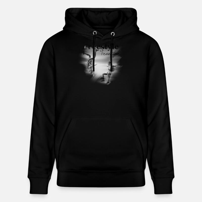 Nage libre - Sweat à capuche bio CRUISER Stanley/Stella Unisexe - noir