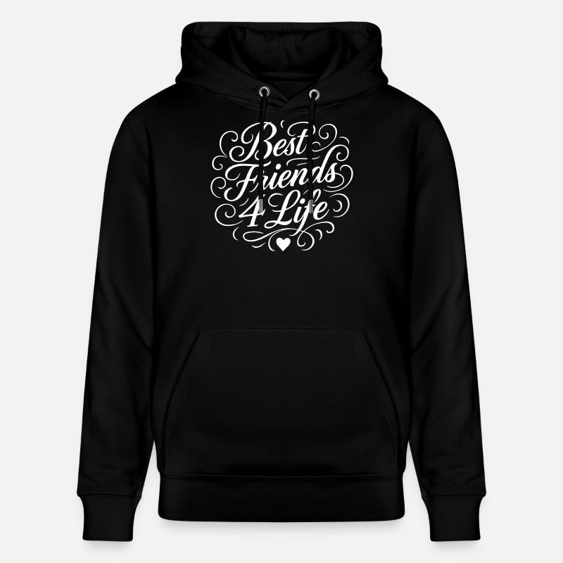 Meilleurs amis pour la vie - Sweat à capuche bio CRUISER Stanley/Stella Unisexe - noir