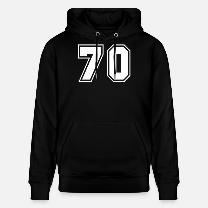 Numéros sportifs Design 70 - Sweat à capuche bio CRUISER Stanley/Stella Unisexe - noir
