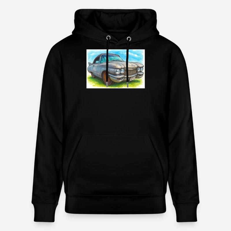 Rétro Classique Cad -60 - Sweat à capuche bio CRUISER Stanley/Stella Unisexe - noir
