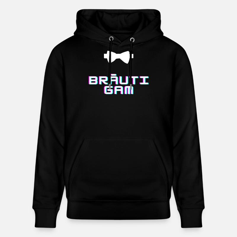Bräutigam - Stanley/Stella Unisex Bio-Hoodie CRUISER  - Schwarz