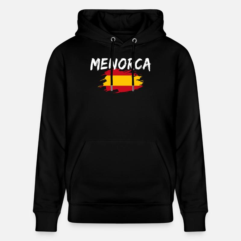 Minorque, Espagne - Sweat à capuche bio CRUISER Stanley/Stella Unisexe - noir