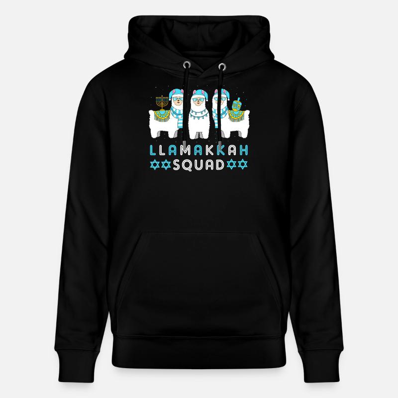 Hanoukka Hanoukka Hanoukka - Sweat à capuche bio CRUISER Stanley/Stella Unisexe - noir