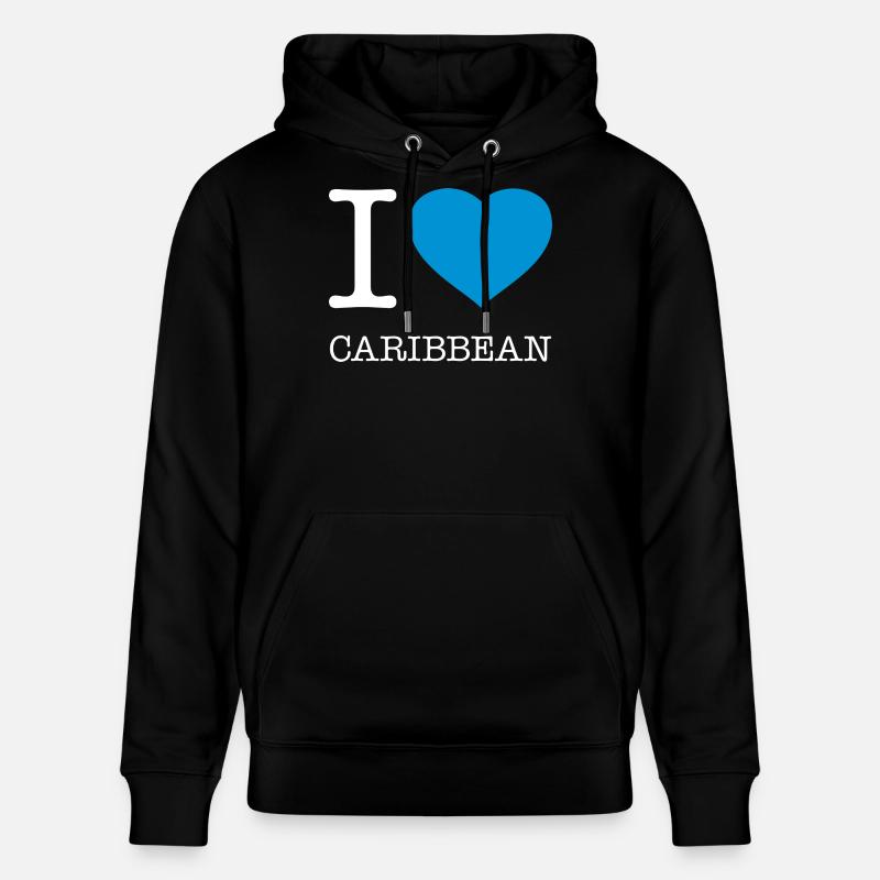 J’adore Caribbean Karibik - Sweat à capuche bio CRUISER Stanley/Stella Unisexe - noir
