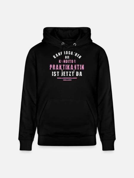 Confectioner Intern Thank You Internship Confectionery - Stanley/Stella CRUISER Unisex Organic Hoodie - black