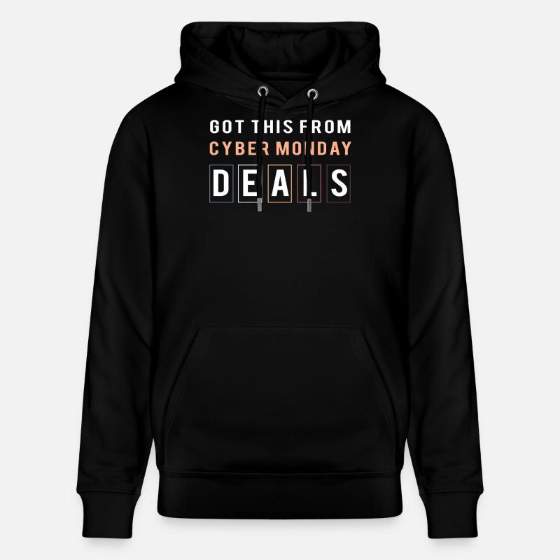 Virée shopping du Cyber Monday - Sweat à capuche bio CRUISER Stanley/Stella Unisexe - noir