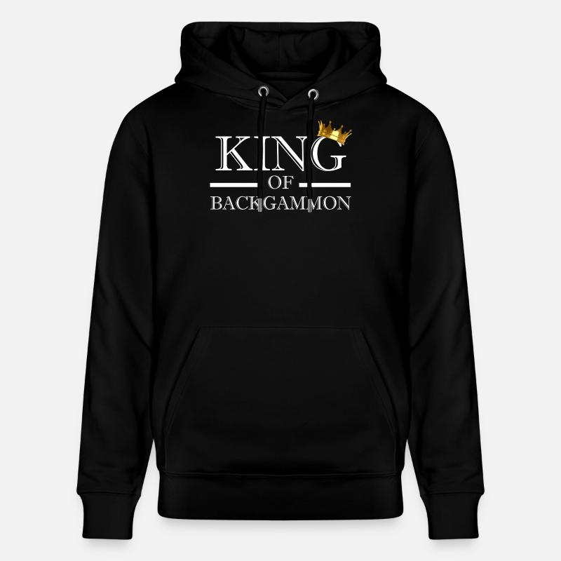 Roi Du Backgammon - Sweat à capuche bio CRUISER Stanley/Stella Unisexe - noir