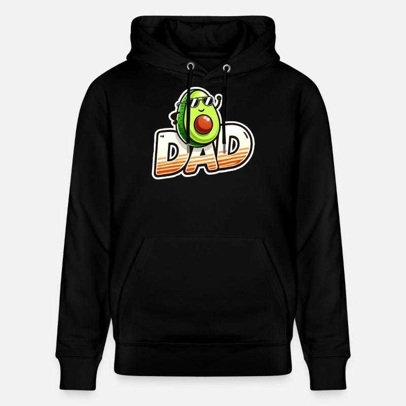 Sunny Avocado Dad Design, Pères - Sweat à capuche bio CRUISER Stanley/Stella Unisexe - noir