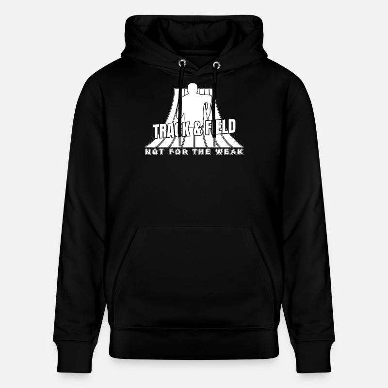 Athlétisme Athlétisme Pas pour les faibles - Sweat à capuche bio CRUISER Stanley/Stella Unisexe - noir