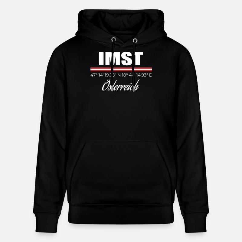 Imst - Sweat à capuche bio CRUISER Stanley/Stella Unisexe - noir