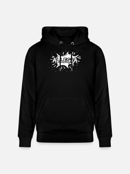 Allegra as Allegra - Stanley/Stella CRUISER Unisex Organic Hoodie - black