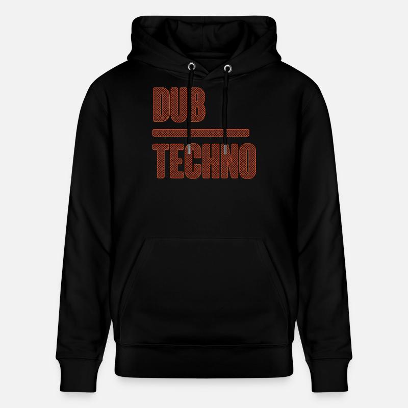 Dub Techno Mesh Neon - Sweat à capuche bio CRUISER Stanley/Stella Unisexe - noir