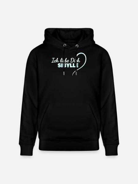 LoveYou, Sibylle - Sweat à capuche bio CRUISER Stanley/Stella Unisexe - noir