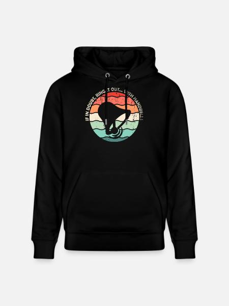 Choir Music Instrument Handbell Choir - Stanley/Stella CRUISER Unisex Organic Hoodie - black
