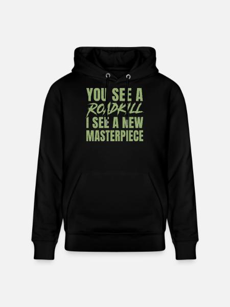 taxidermy for taxidermist design - Stanley/Stella CRUISER Unisex Organic Hoodie - black