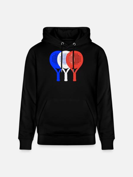 Padel-Frankreich2 - Stanley/Stella Unisex Bio-Hoodie CRUISER - Schwarz