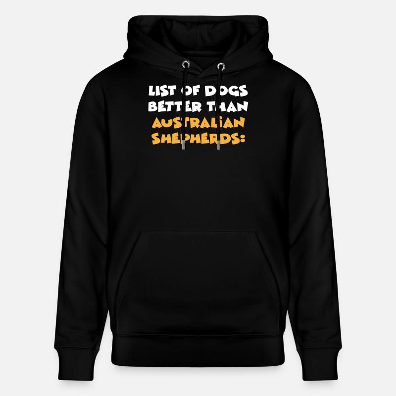Australian Shepherd - Stanley/Stella Unisex Bio-Hoodie CRUISER - Schwarz