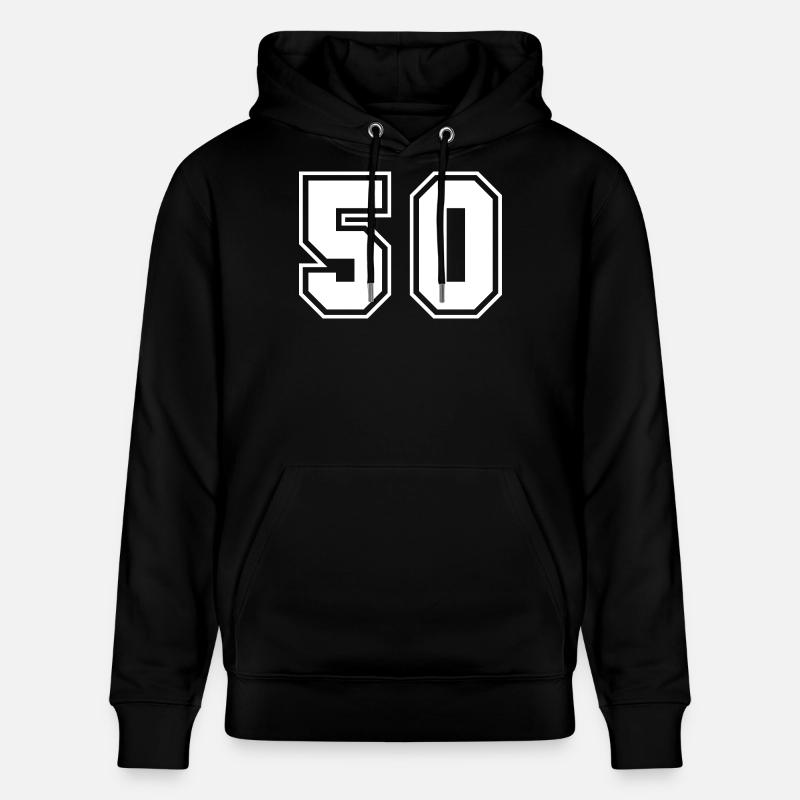 50 blocs style noir et blanc - Sweat à capuche bio CRUISER Stanley/Stella Unisexe - noir