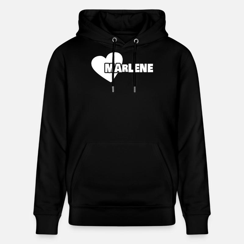 Vorname Marlene - Stanley/Stella Unisex Bio-Hoodie CRUISER - Schwarz