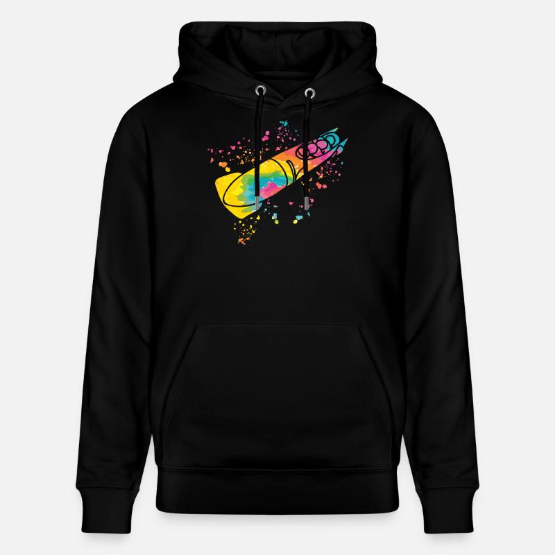 Bobsleigh Bobsleigh Bobsleigh à quatre - Sweat à capuche bio CRUISER Stanley/Stella Unisexe - noir