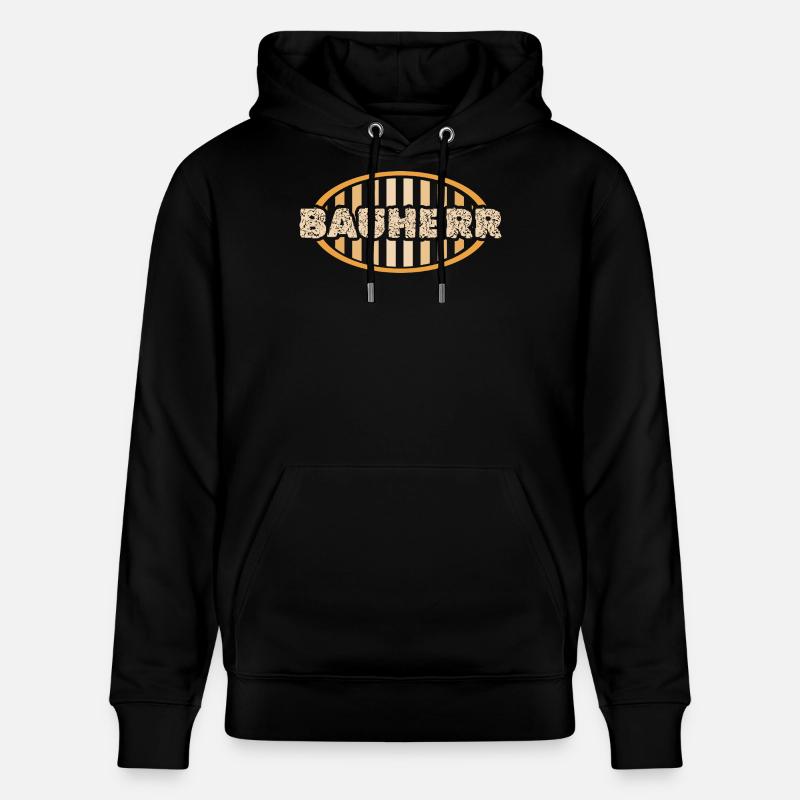 Cadeau pour constructeur - Sweat à capuche bio CRUISER Stanley/Stella Unisexe - noir