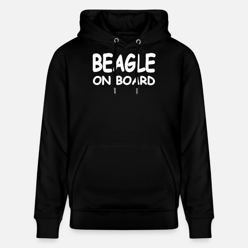 Beagle - Stanley/Stella Unisex Bio-Hoodie CRUISER  - Schwarz