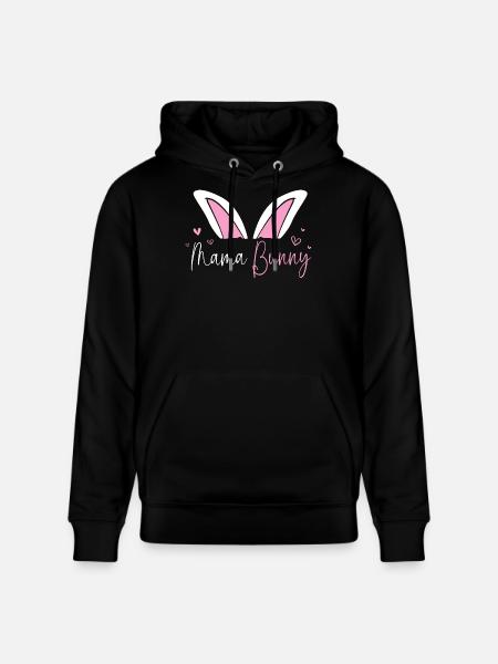 Werdende Mutter Ostern Gender Reveal - Stanley/Stella Unisex Bio-Hoodie CRUISER - Schwarz