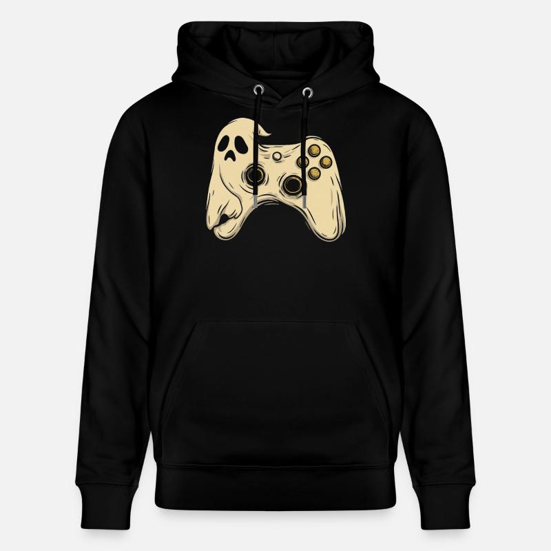 Ghost Pad Arcade Rétro - Sweat à capuche bio CRUISER Stanley/Stella Unisexe - noir